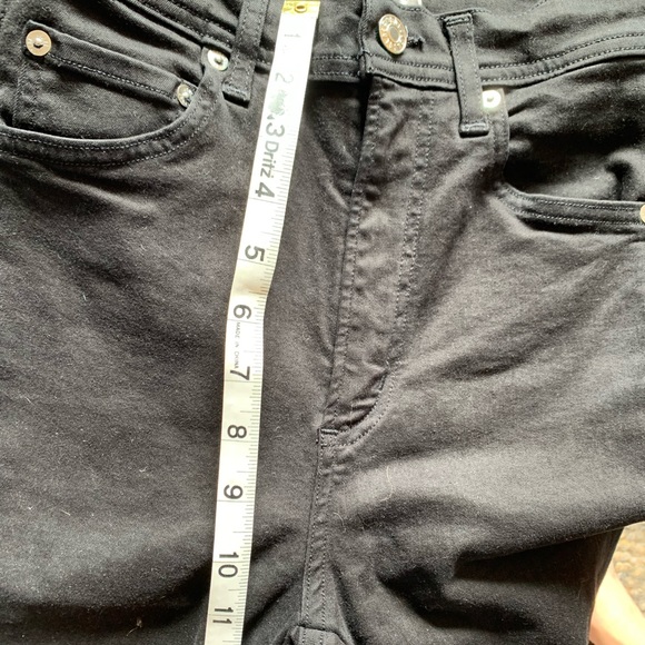 AGOLDE Black Pinch Waist Skinny Jean - Picture 6 of 7